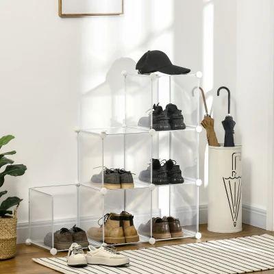 Dulap interior modular pentru pantofi, 6 cuburi
