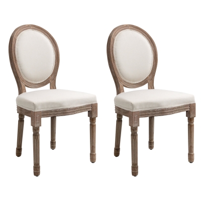 Lot de 2 chaises de salon design scandinave