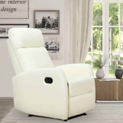 Fotoliu Relax Rabatabil Ergonomic 65×92×100cm Crem