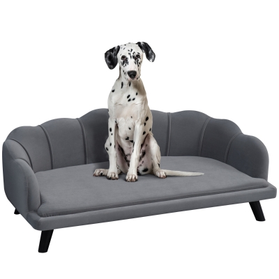 PawHut hondenbank met rugleuning 98.5cm x 60.cm x 35.5cm