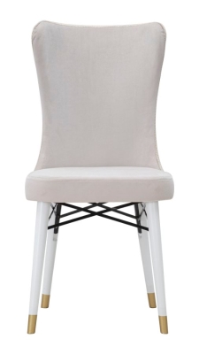 Sedia Mimoza Crema Set 2Pz cm 40X65X99