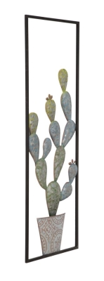 Pannello In Ferro Cactus-Frame -A- cm 31X2,5X90