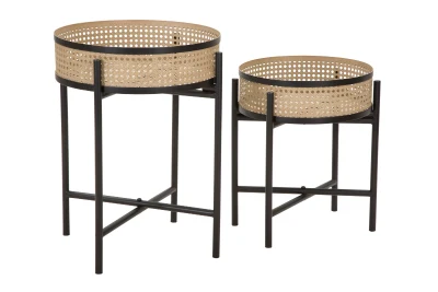 Tavolinetti Coppia Fuji cm Ø 40X50-35X40