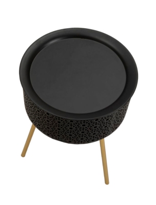 Tavolinetto Blacky cm Ø 35X50