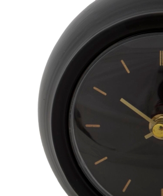 Orologio Da Tavolo Ball Nero cm 16X13X19