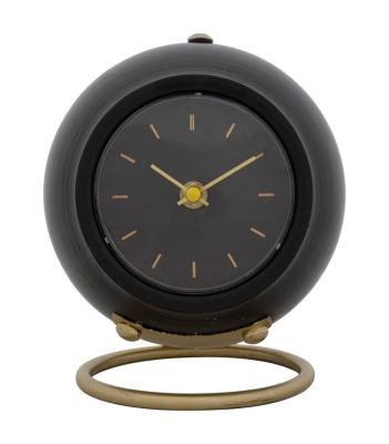 Orologio Da Tavolo Ball Nero cm 16X13X19