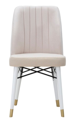 Sedia Bella Crema Set 2Pz cm 50X49X92,5