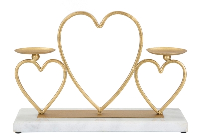 Portacandele Hearts cm cm 30X9X20