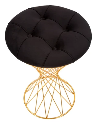 Pouf Tower Nero cm Ø 41X50