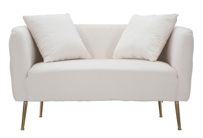 Divanetto Bucarest Crema cm 127X74X73