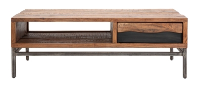 Tavolo Da Caffe'  Yellowstone cm 118X70X40 (Legno Di Acacia Nilotica)