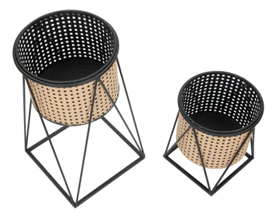Portavasi Osaka Coppia cm Ø 21X40-19X22