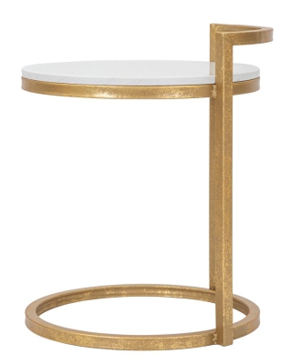 Tavolinetto Round Marble cm 40X43X50