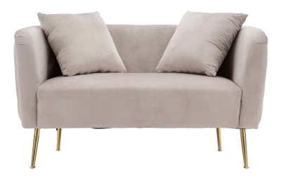 Divanetto Bucarest Grigio cm 127X74X73