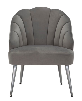 Poltrona Shell Grigia cm 65X69X84