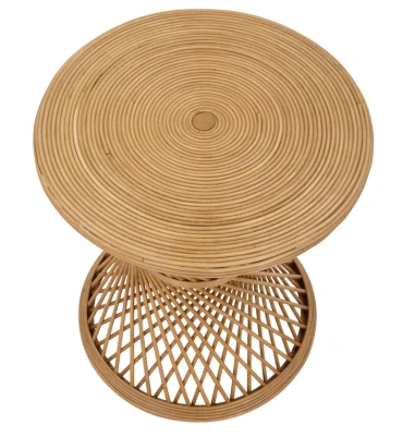 Tavolinetto Rattan cm Ø 48X56