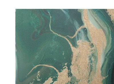 Dipinto Su Tela Greenery cm 80X2,8X100