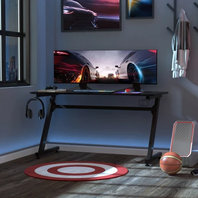 Masa Gaming cu spatiu pentru Cabluri