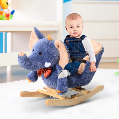 Leagan elefant 60x33x45cm, albastru