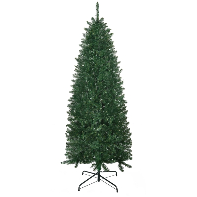 HOMCOM Sapin de Noël Artificiel Ø 81 x 180H cm 583 Branches épines Imitation Nordmann Grand réalisme Vert