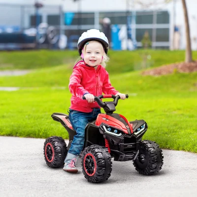 ATV 12V pentru copii cu cauciucuri late, masina