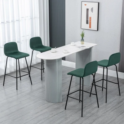 Set de 4 scaune de bar modern, scaun de bucatarie
