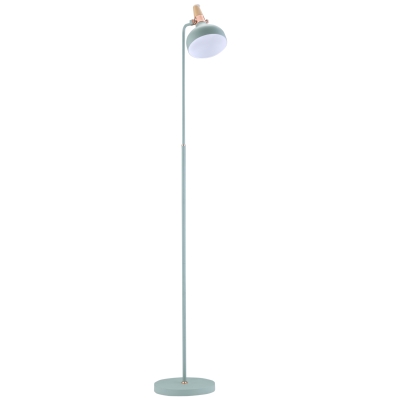 HOMCOM Lampadaire liseuse 160 cm minimaliste - abat-jour réglable 40 W max. - en acier