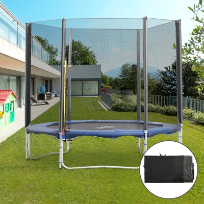Homcom 8ft Trampoline Replacement Net Black
