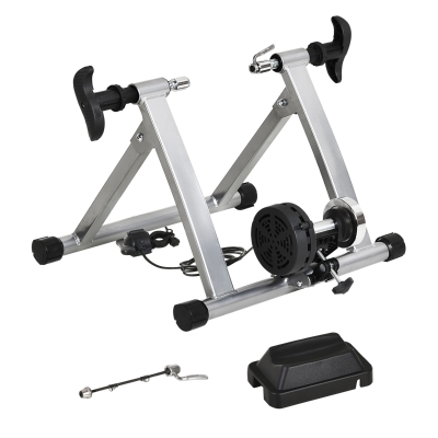 HOMCOM Trenażer rolkowy trener rowerowy trener domowy rowerowy hamulec magnetyczny rower szosowy 3 rodzaje