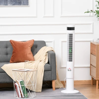 Wentylator kolumnowy z pilotem oscylacja 85° 110 cm Wentylator stojący 50 W