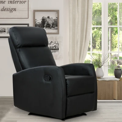Fotoliu Relax Rabatabil Ergonomic 65×92×100cm Negru