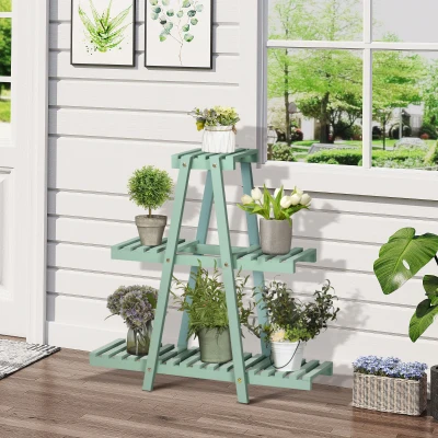 Suport pentru plante 76x26x76cm, verde deschis,