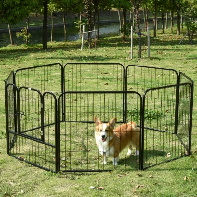 Tarc animale, modular, metal 79x79cm negru