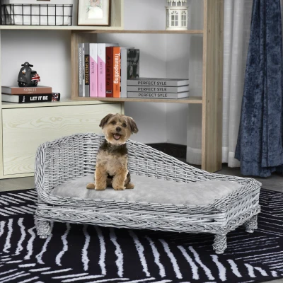 PawHut Cuccia 69cm x 42cm x 33cm Grigio