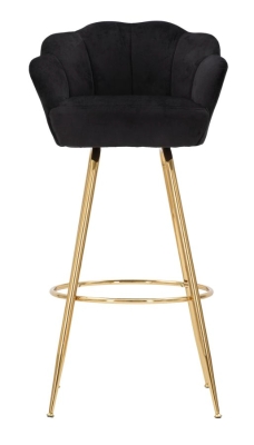 SCAUN PENTRU BAR VIENNA NEGRU CM 55X53X110