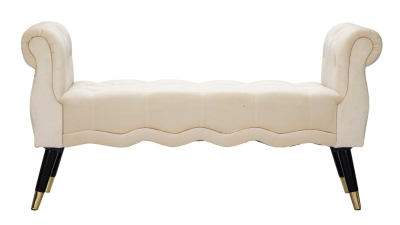 Banca PARIS cream si auriu CM 120X40X60