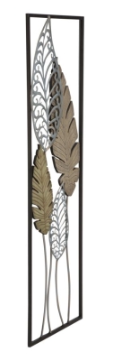 Decoratiune de perete, frunze -B- CM 30,5X2,5X99,5