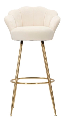 Scaun de bar VIENNA CREAM CM 55X53X110