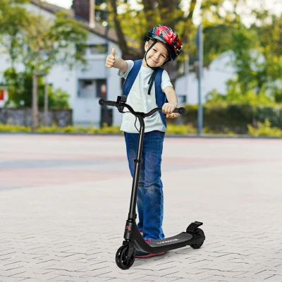 HOMCOM Electric Scooter 120W Adjustable Height Black