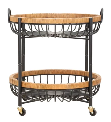 CARUCIOR CU COS DUBLU CU ROTI CM 57X55,5X62,5