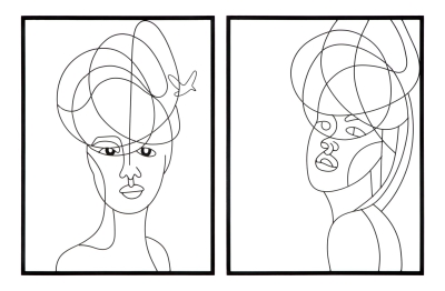 SET PANOURI FIER FEMEIE SIMPLU CM 60X1X80