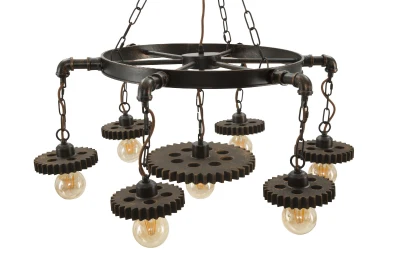CANDELABRU IN STIL INDUSTRIAL CM Ø 85X30