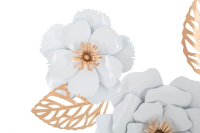 PANOU DE PERETE DECOR ALB 158X9X60