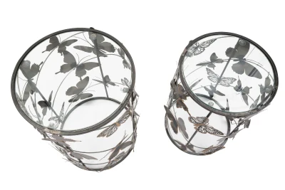 PERECHE DE MESE MODEL FLUTURI CM 41,3X55-35X50,3