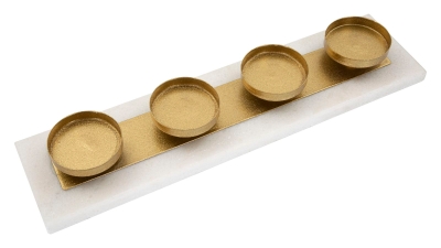 SUPORT LUMANARE MARMURA CM 40X10X5