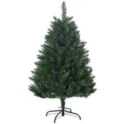 Sapin de Noël Artificiel 165CM en PVC avec 850 Branches Support Métallique - Maison