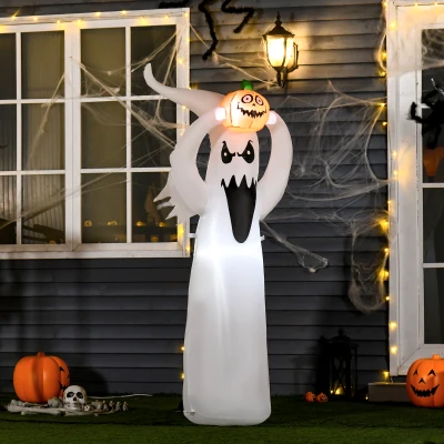 HOMCOM Halloween opblaasbaar spook