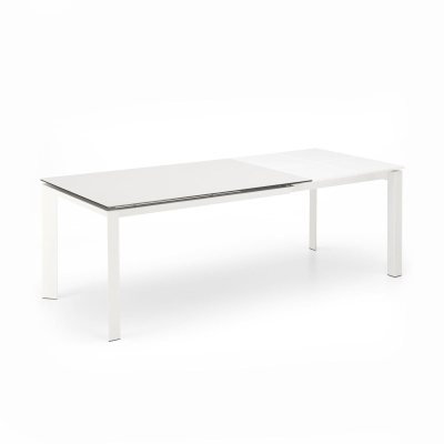 STONES Tavolo allungabile con top in ceramica su vetro temperato