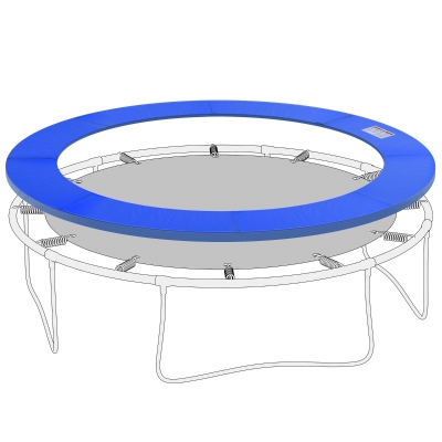 Outsunny Bordo di Protezione Trampolino Ø305cm, Blu