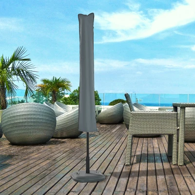 Outsunny Waterproof Parasol Cover Oxford Fabric 178x25/35cm